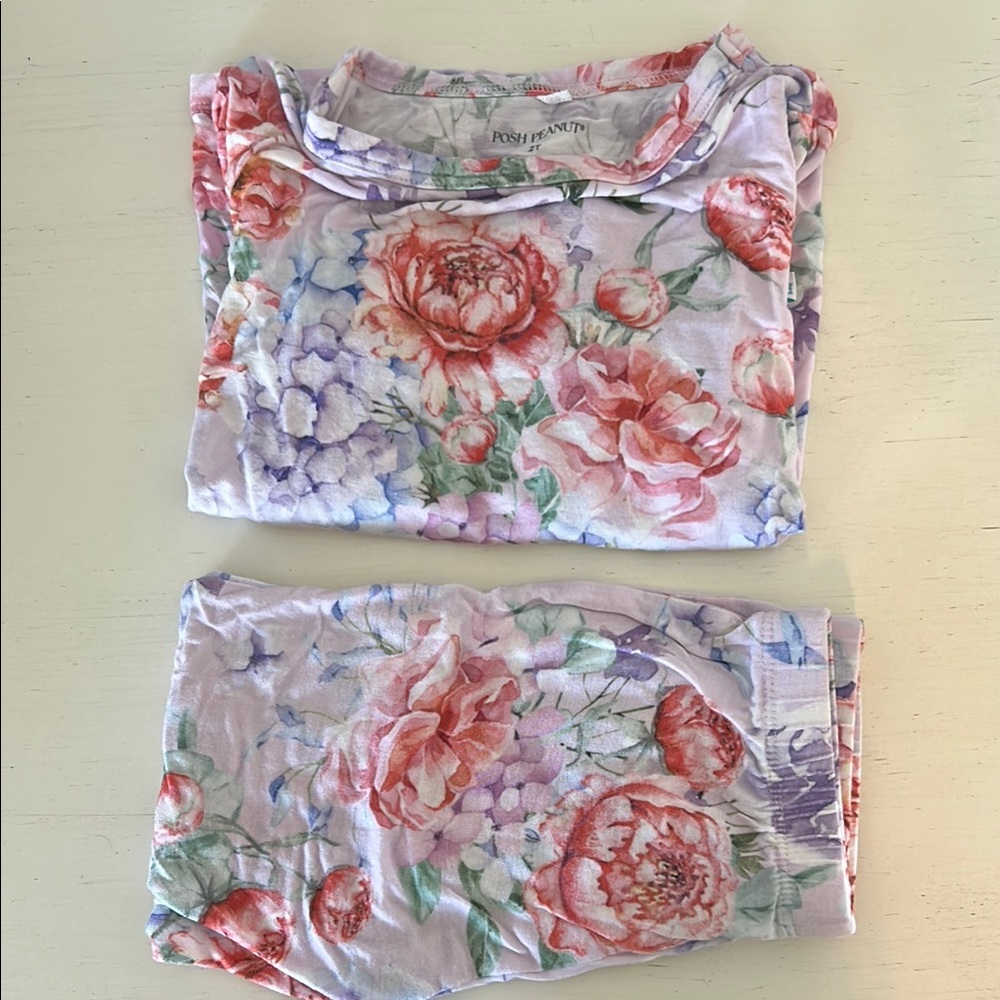 Post Peanut Floral Pajama Set